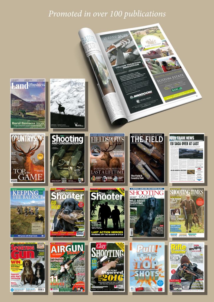 magazines east anglian game and country fair are featured in